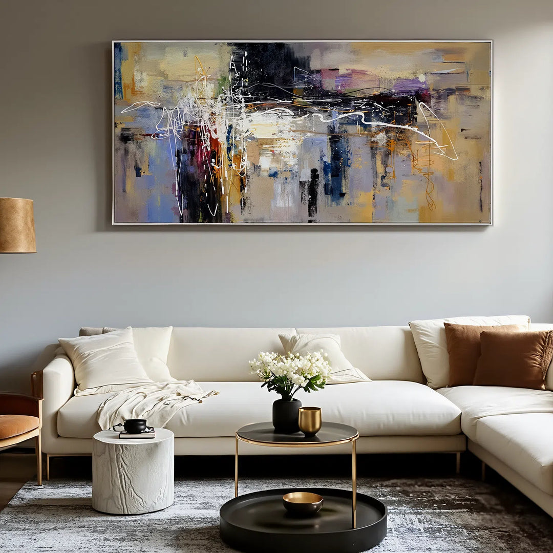 Abstract Style Colorful Wall Art Painting #AB001