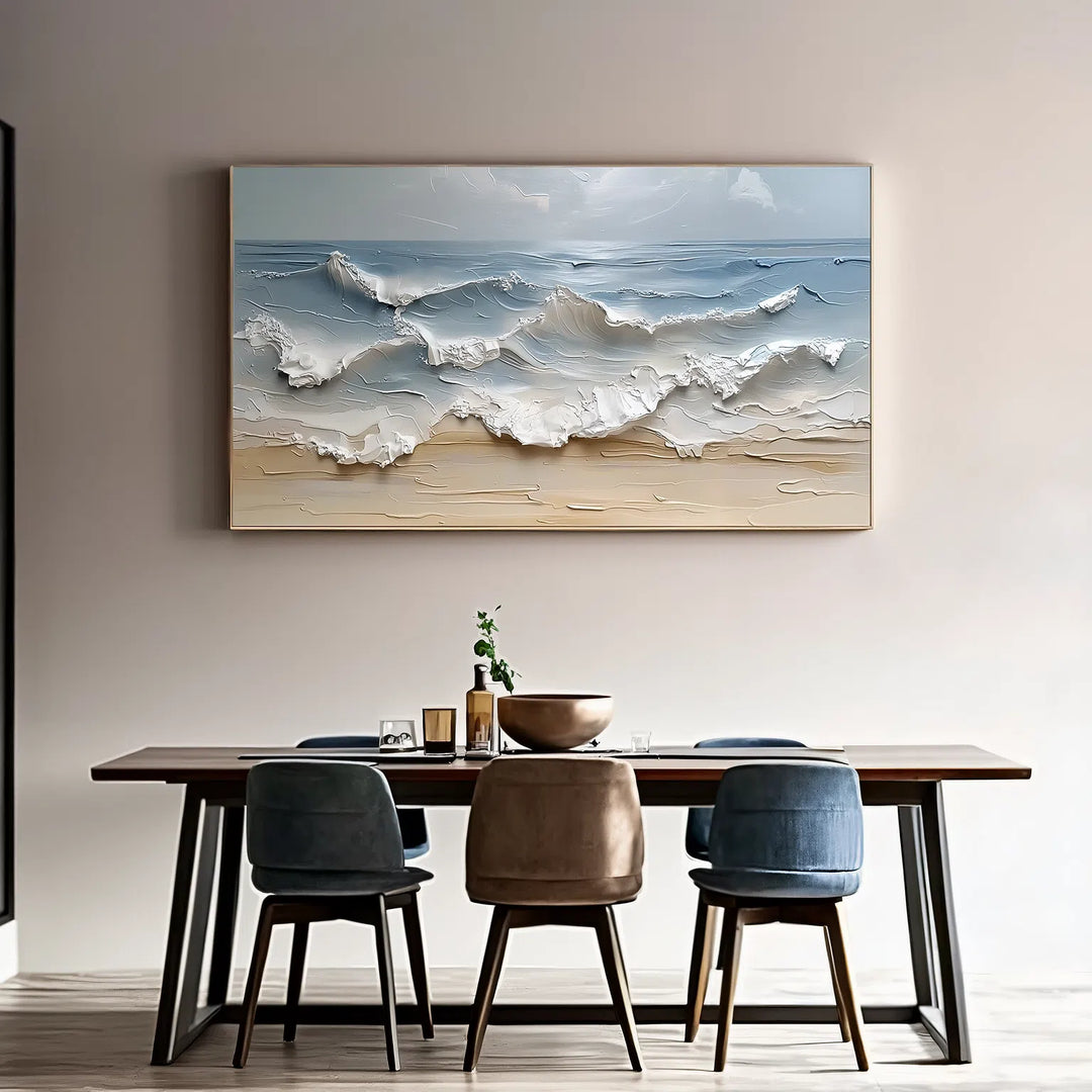Ocean 3D Texture Canvas Wall Art Painting #OC003