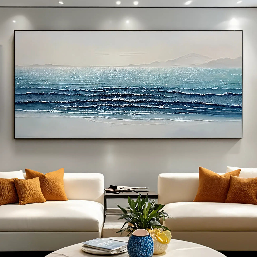 Ocean Large Canvas Wall Art #OC004